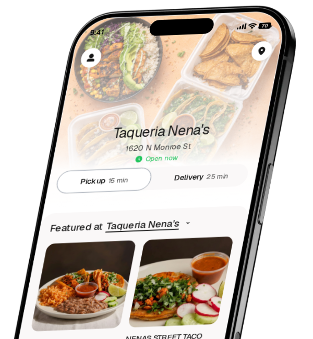 Taqueria Nena's app preview